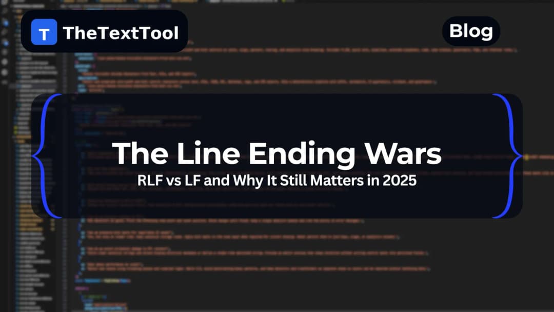 The Line Ending Wars: CRLF vs LF and Why It Still Matters in 2025