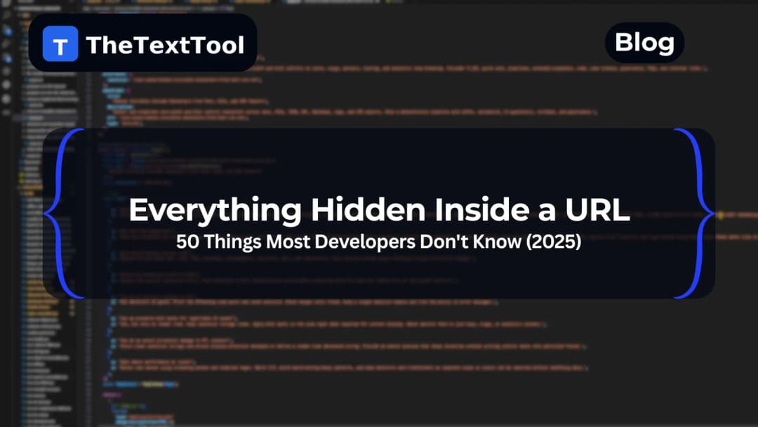 Everything Hidden Inside a URL: 50 Things Most Developers Don't Know