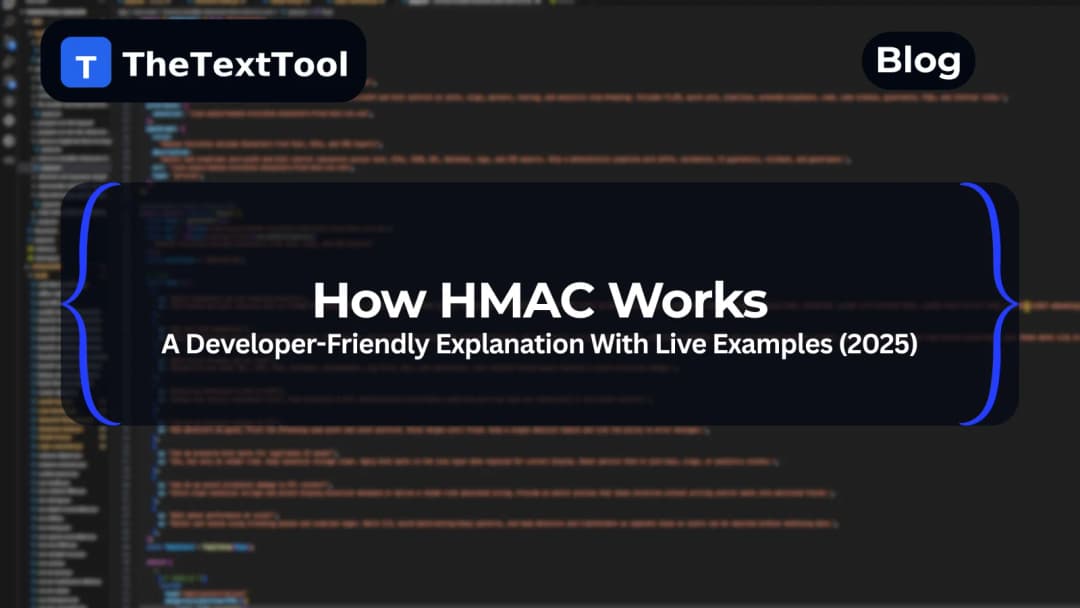 How HMAC Works: A Developer-Friendly Explanation With Live Examples (2025)