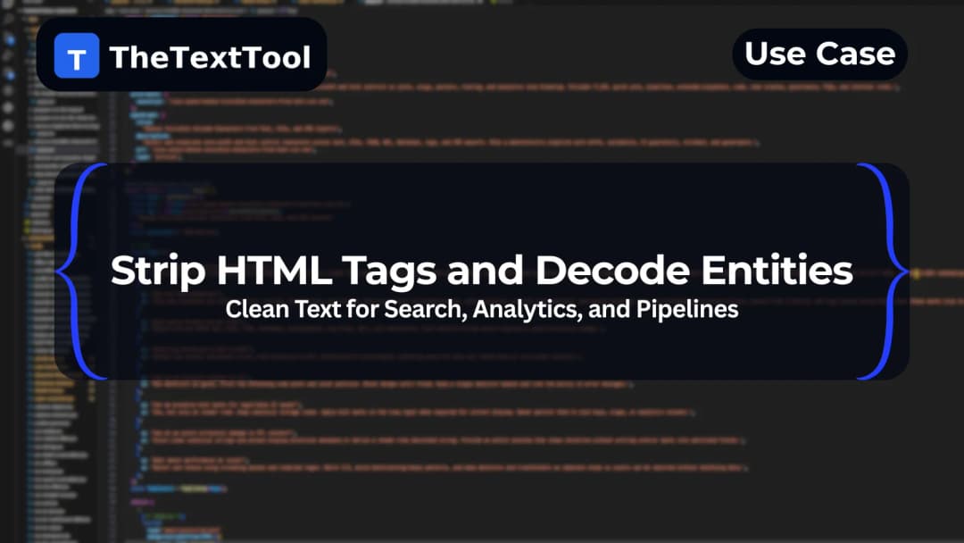 Strip HTML Tags and Decode Entities From Copy-Paste Content
